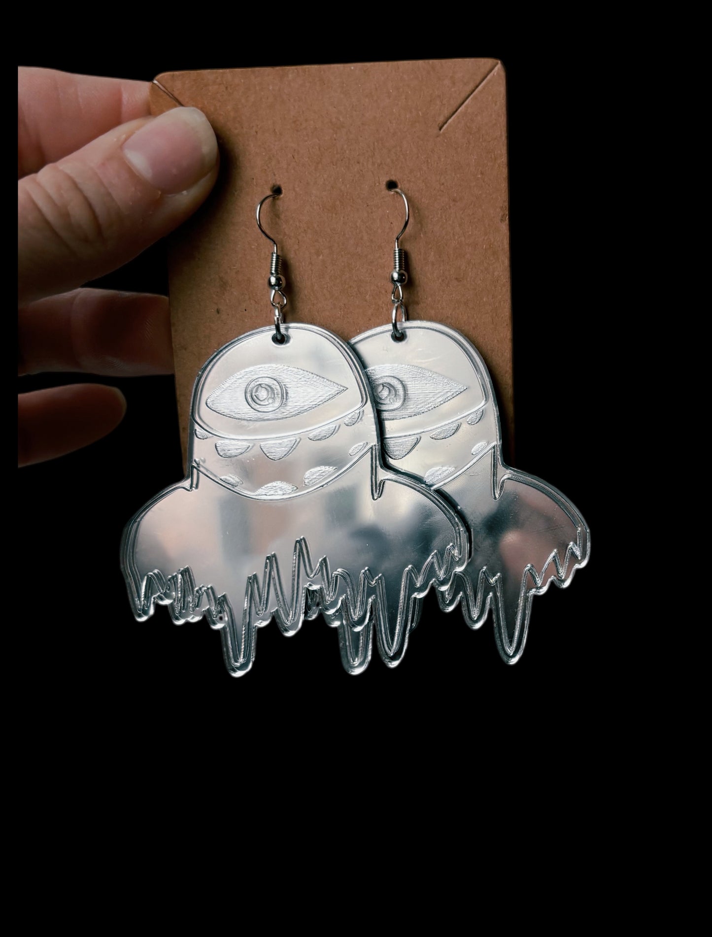 Subtronics customizable acrylic earrings
