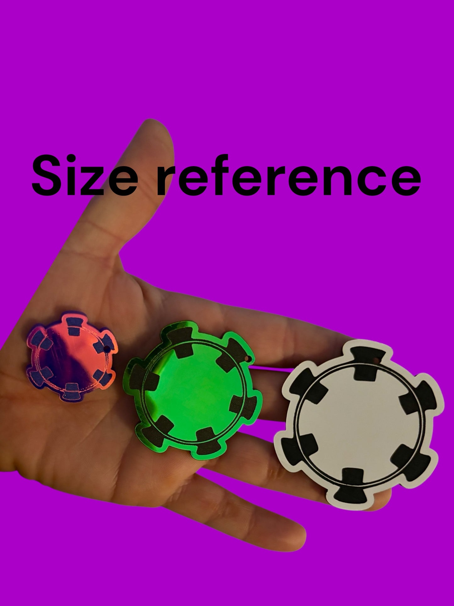 TAPE B inspired cassette wheel acrylic earrings