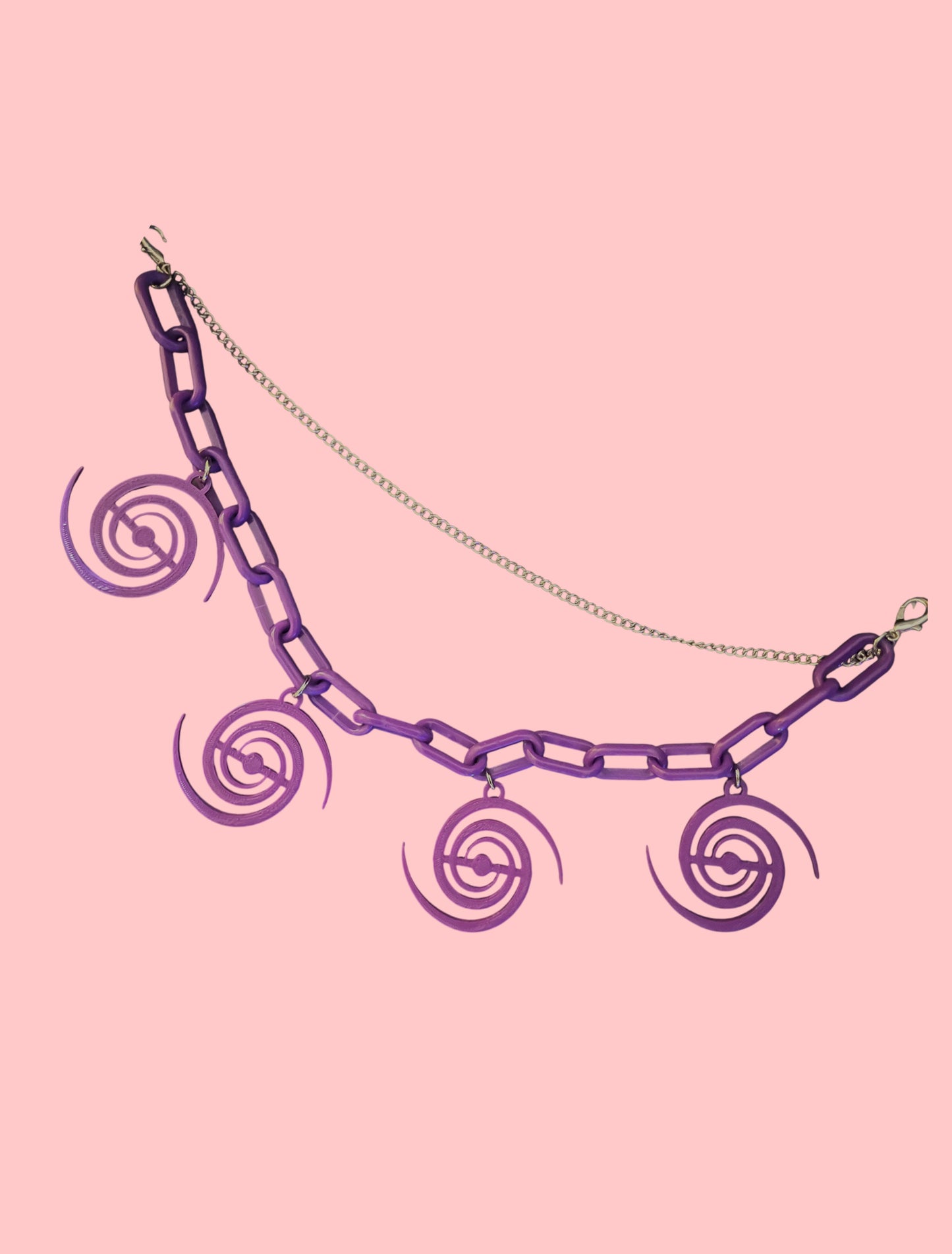 Customizable artist inspired 3d printed belt loop chain