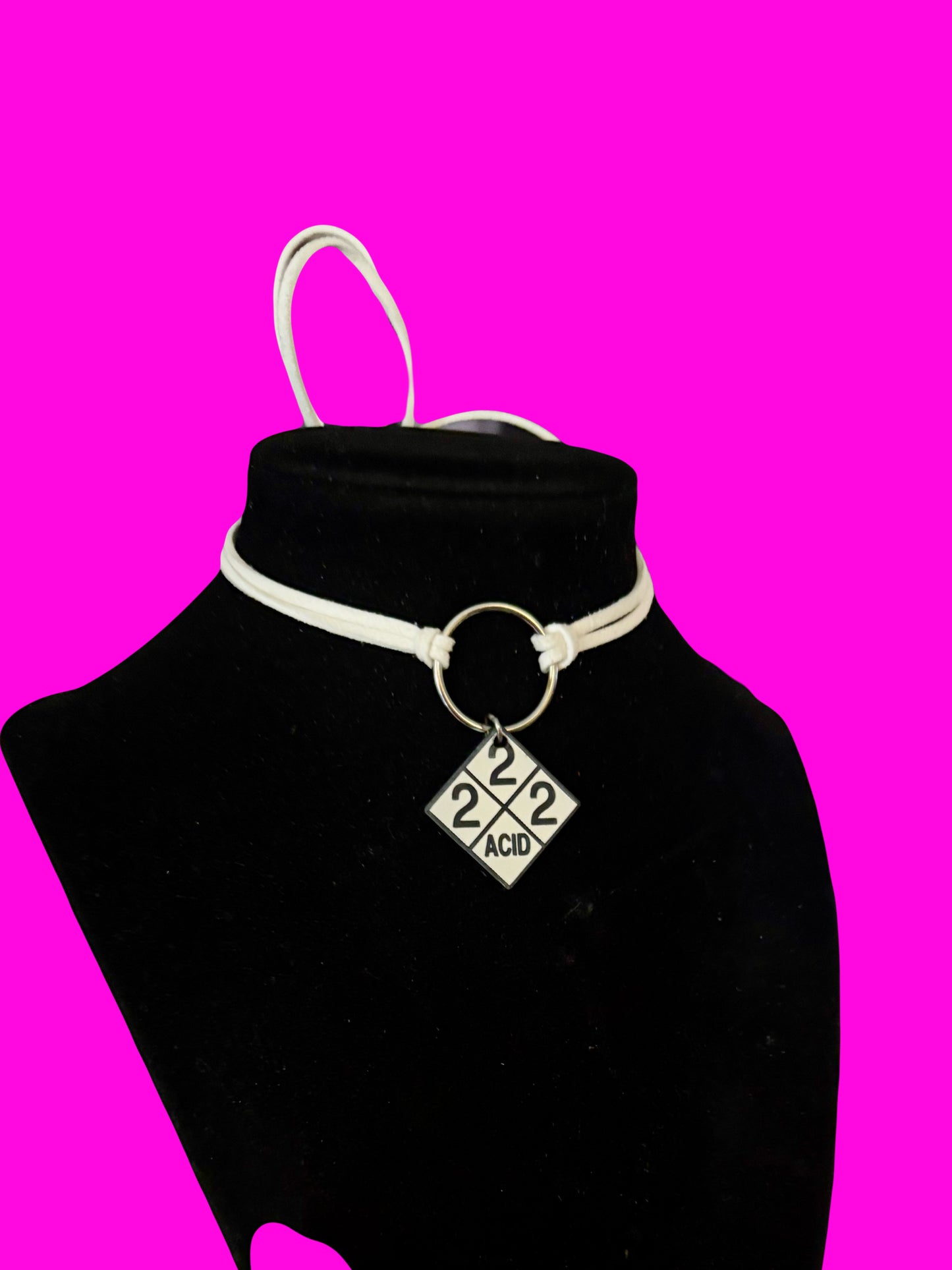 G Jones inspired tie back chokers