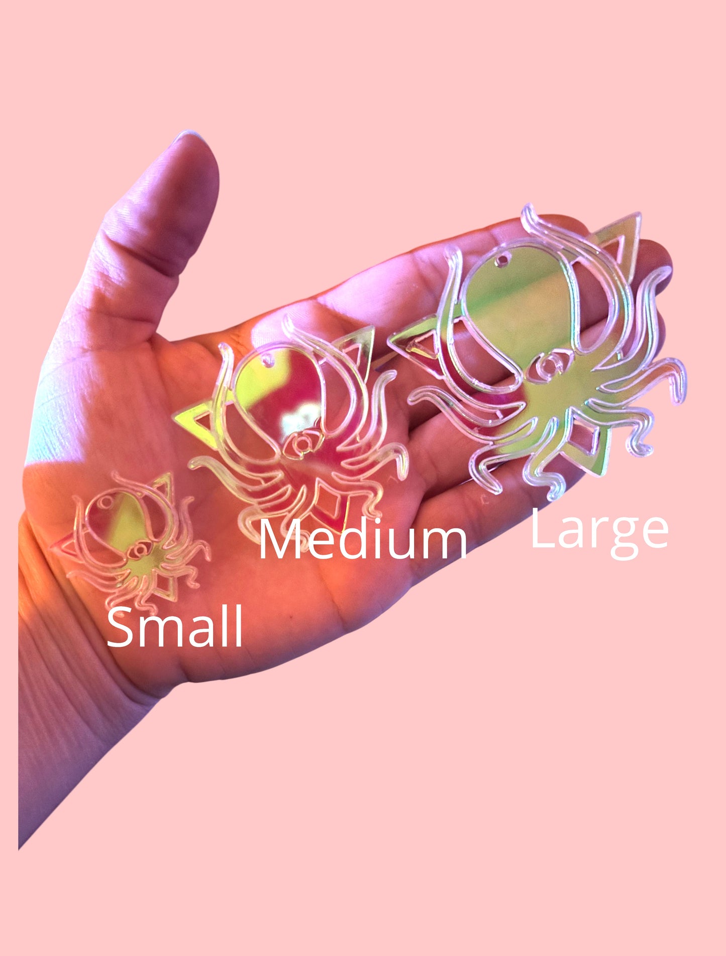 Deep customizable acrylic earrings