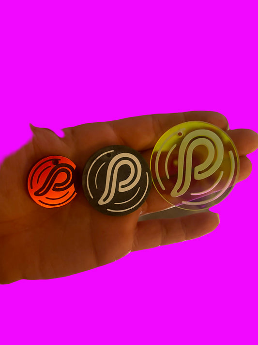 Philos customizable acrylic earrings