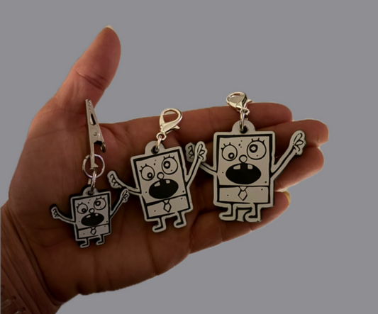 MEHOY MINOY customizable hat charms or clip on charms