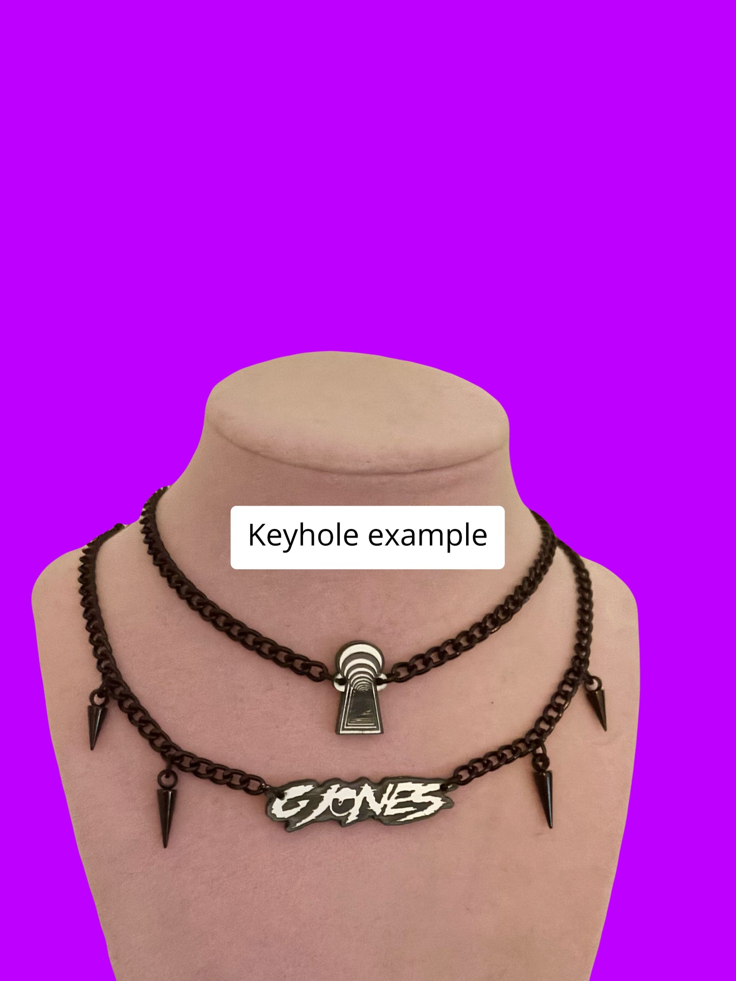 G Jones inspired necklace stacks