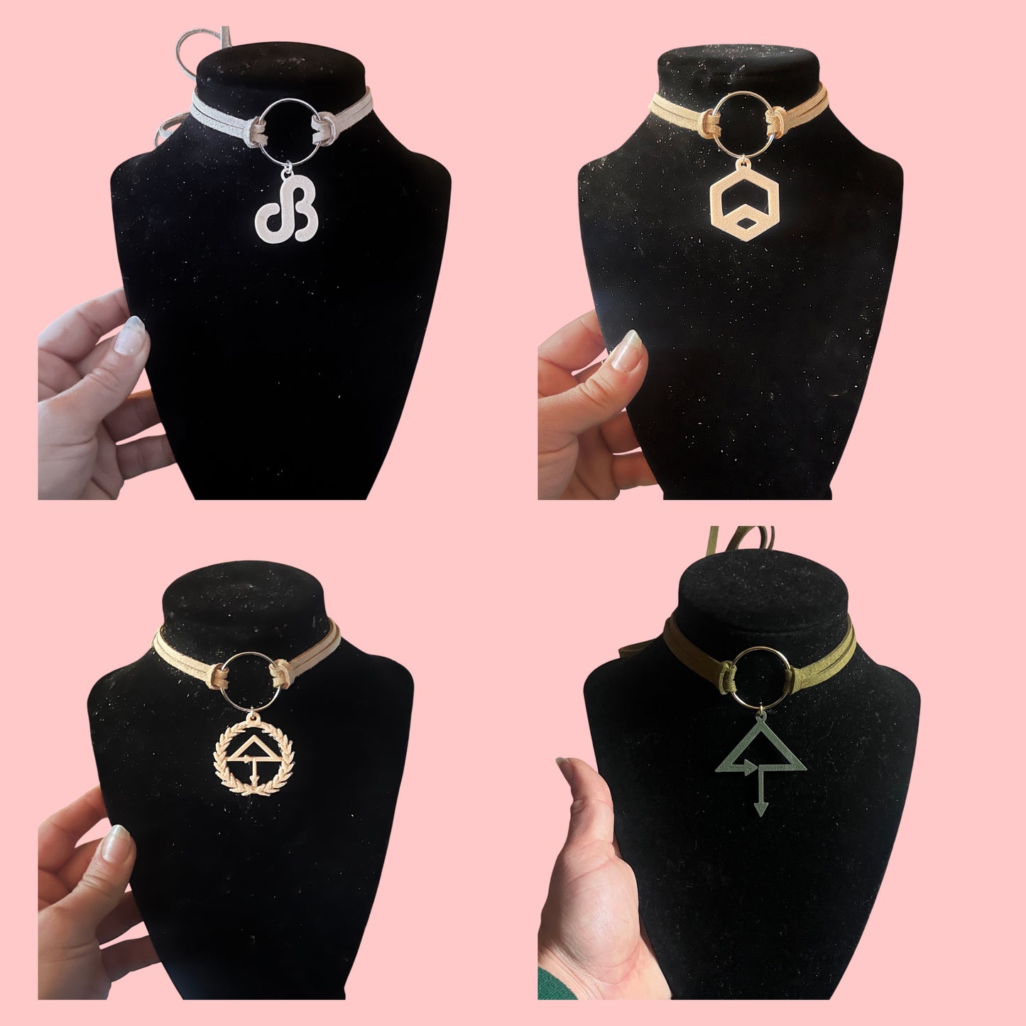 Customizable artist inspired tie back chokers!