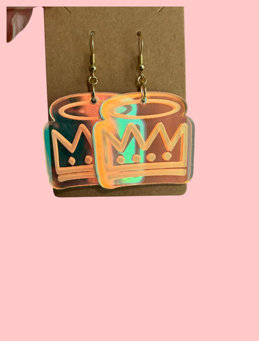 Charles customizable acrylic earrings