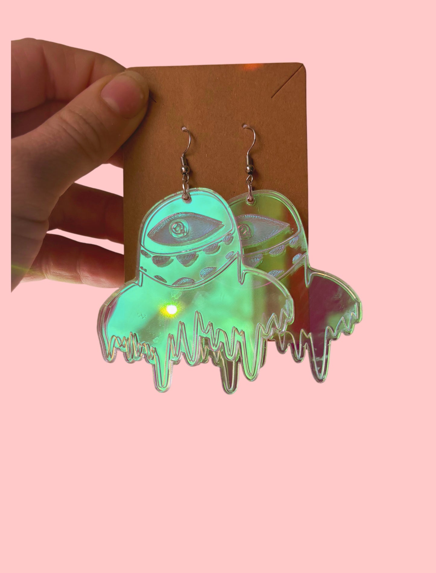 Subtronics customizable acrylic earrings