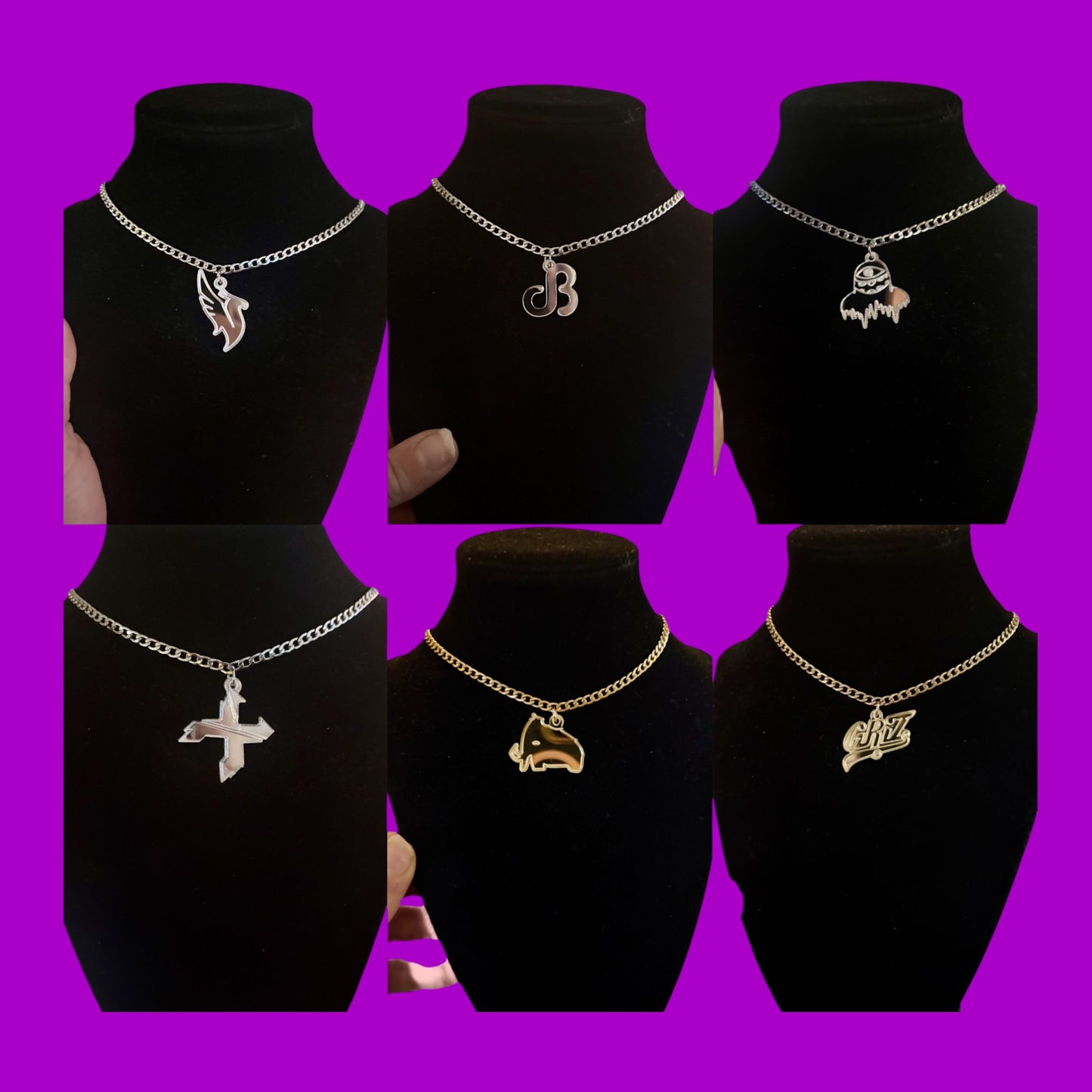 Custom basic silver/gold chain unisex necklace