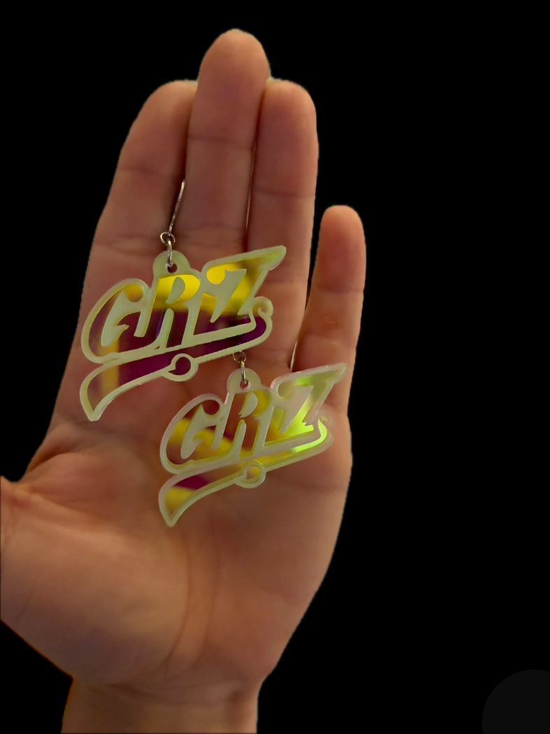 Griz insp customizable acrylic earrings