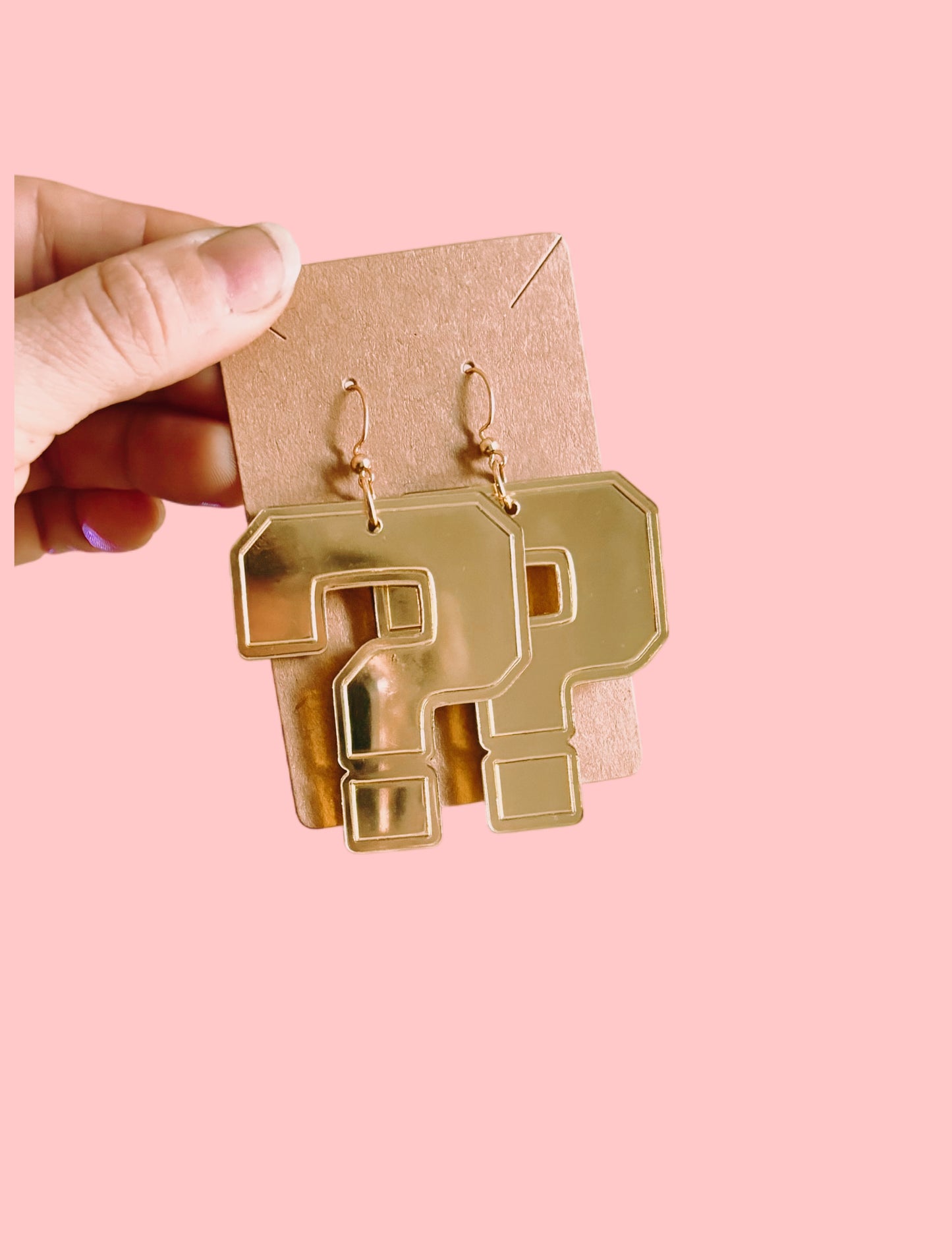 Tipper inspired customizable acrylic ? earrings