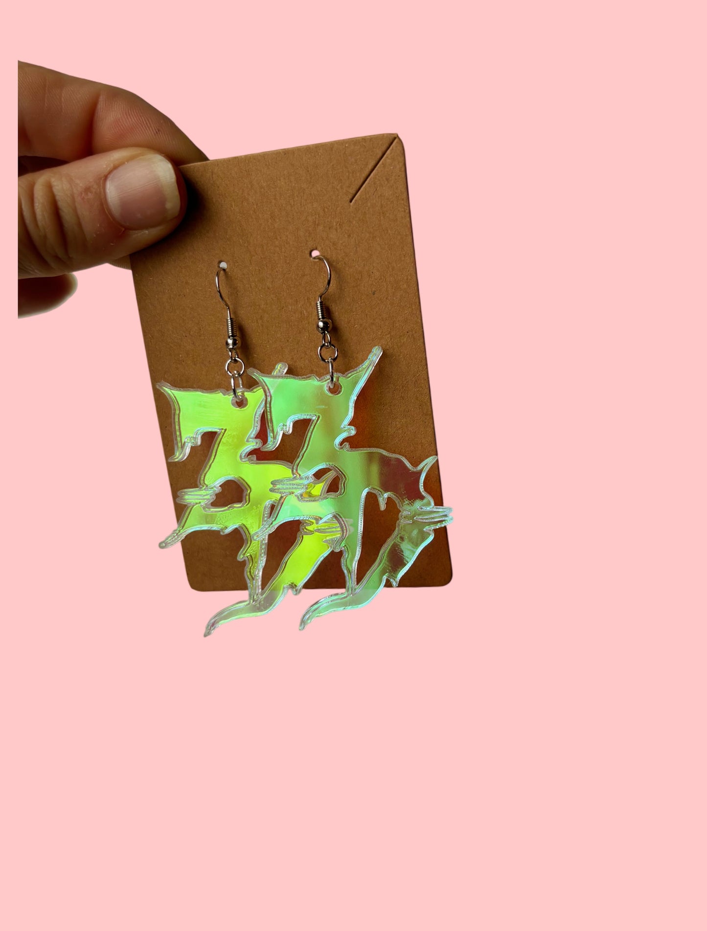 ZD insp customizable acrylic earrings