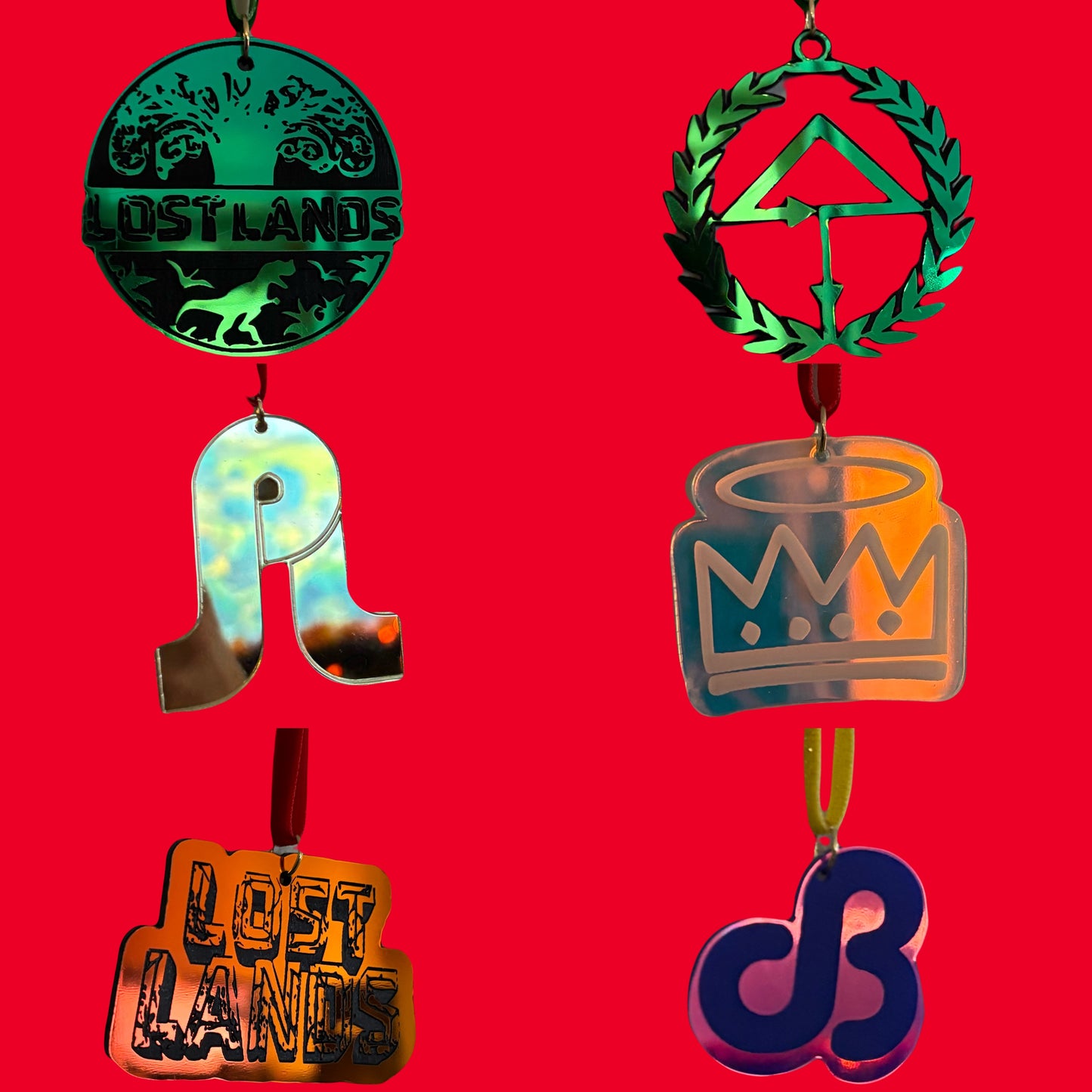 Customizable EDM acrylic ornaments!