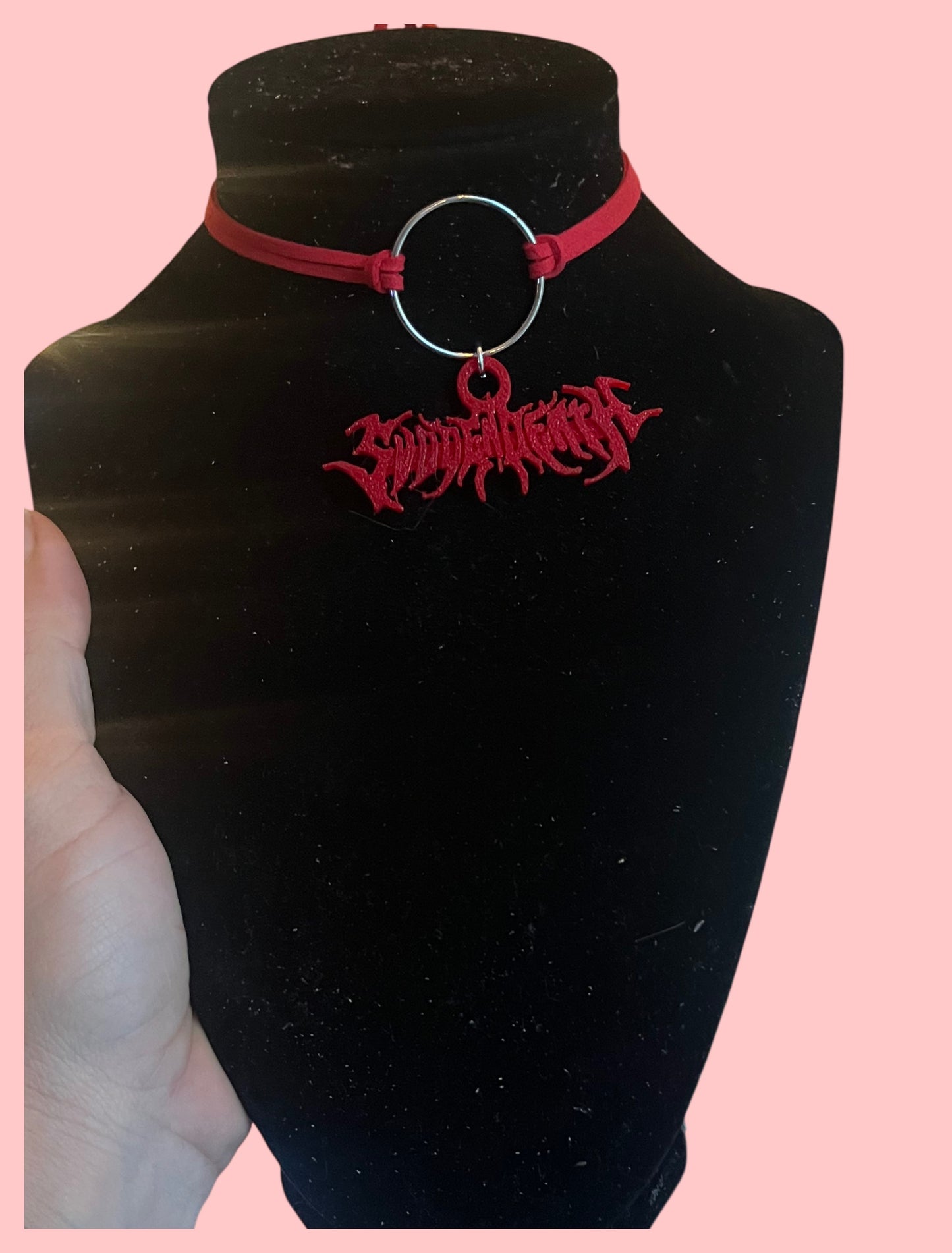 Svdden death inspired tie back choker
