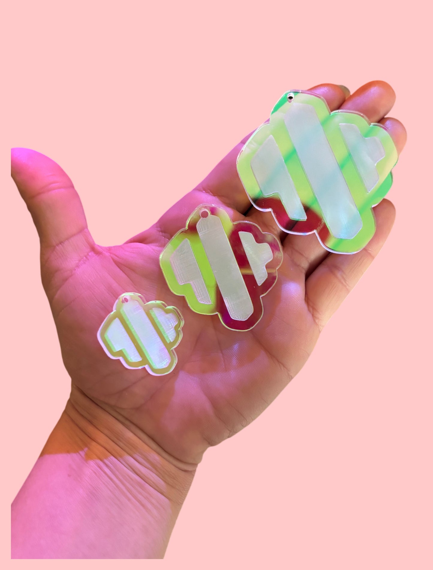 Jade customizable acrylic earrings