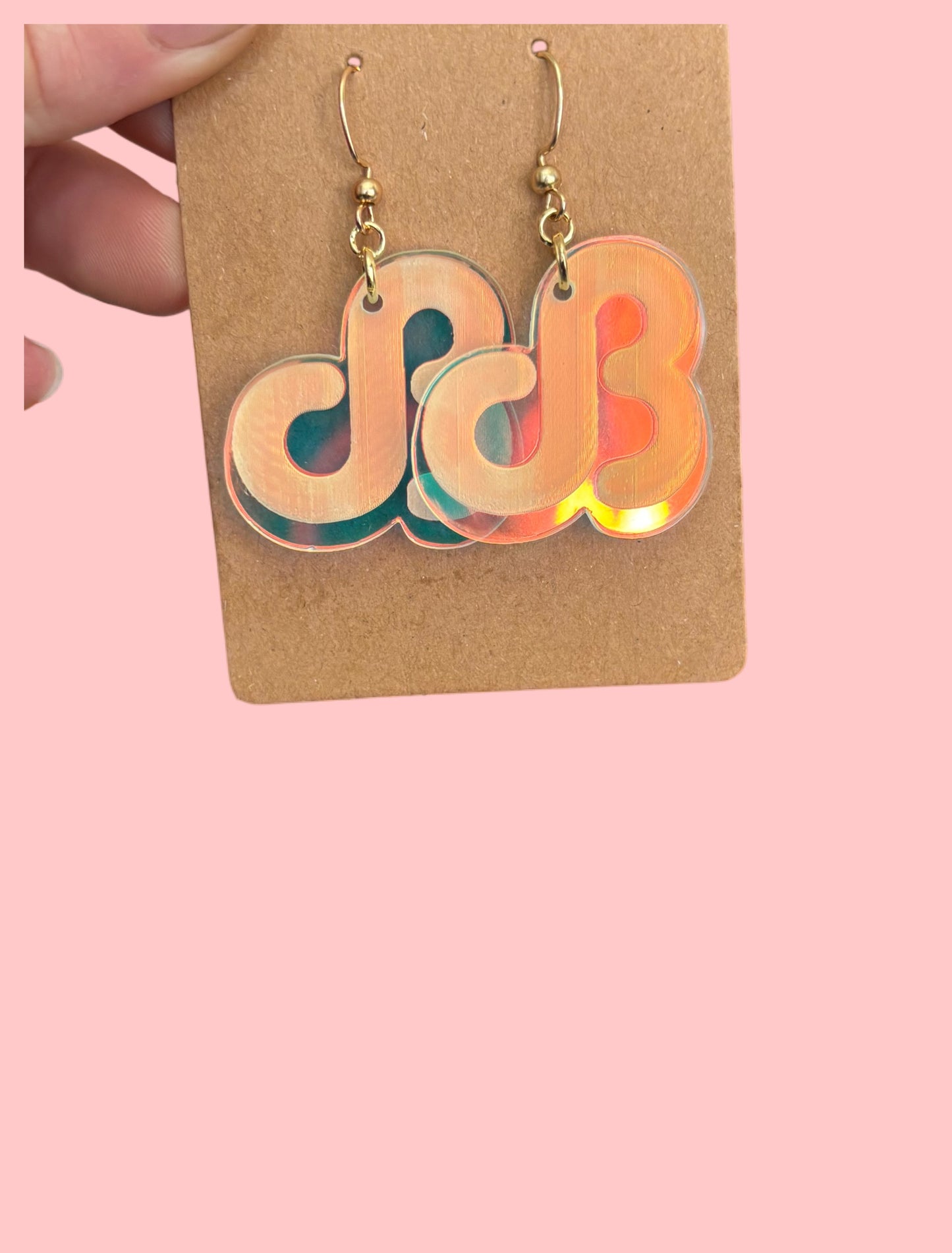 Daily Bread inspired customizable acrylic earrings