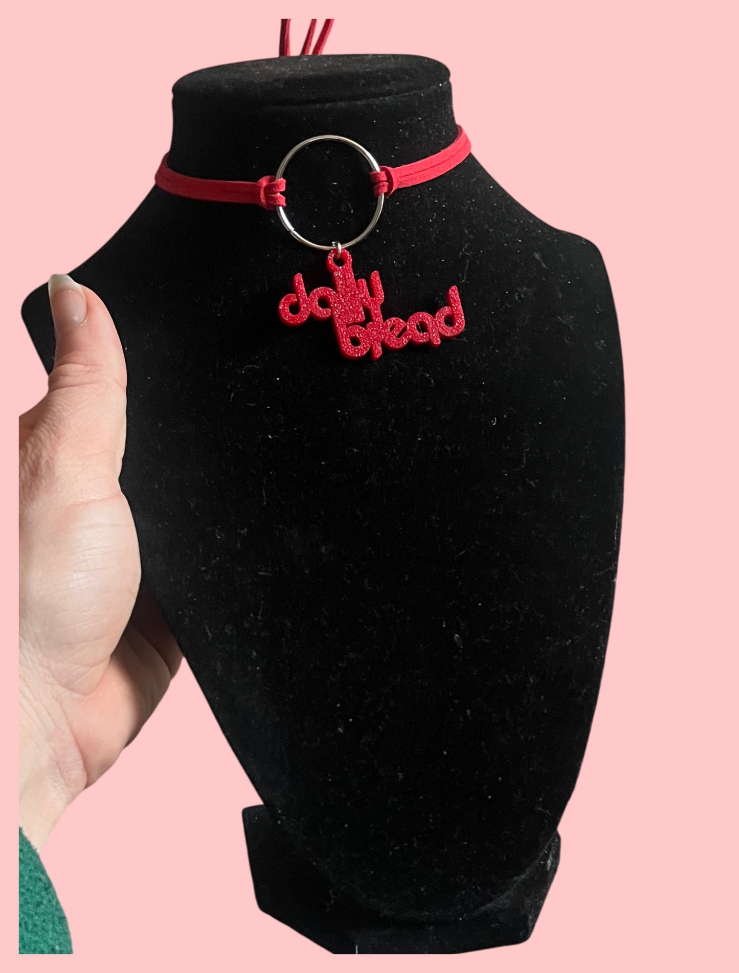 Daily bread inspired tie back choker