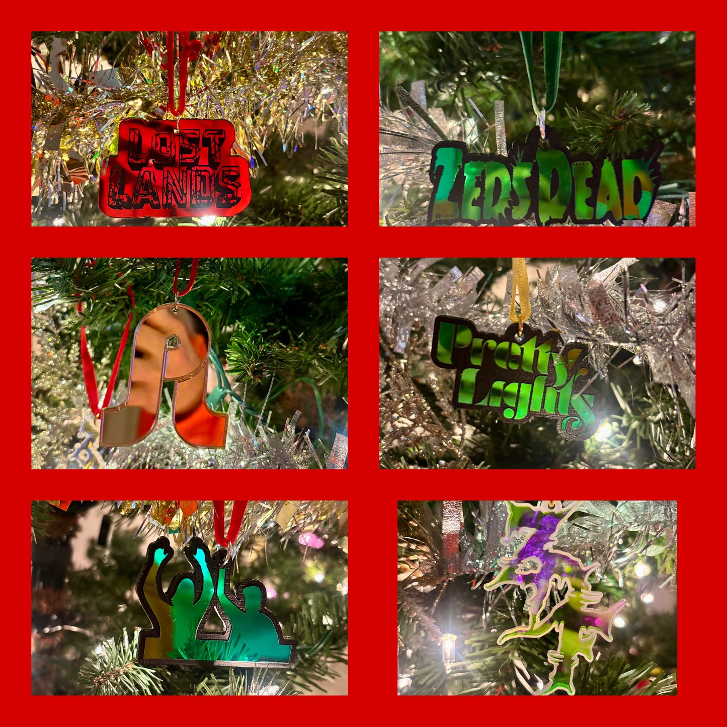 Customizable EDM acrylic ornaments!