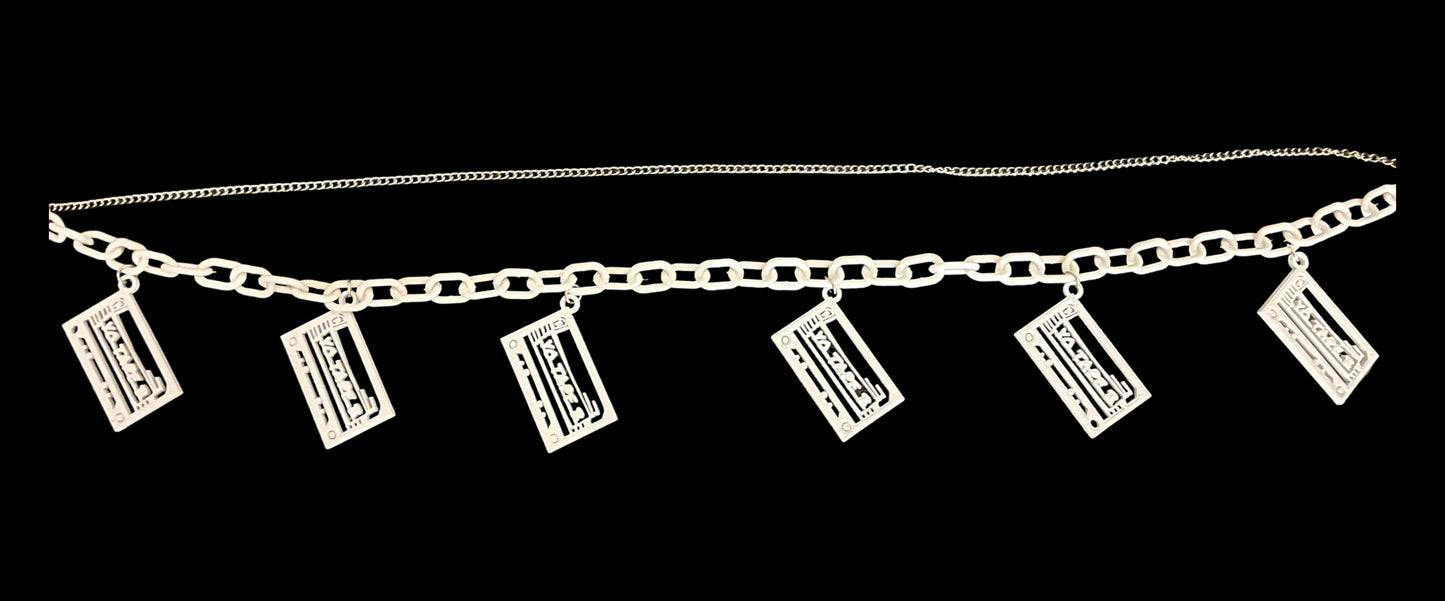 Customizable 3d printed artist belt chain
