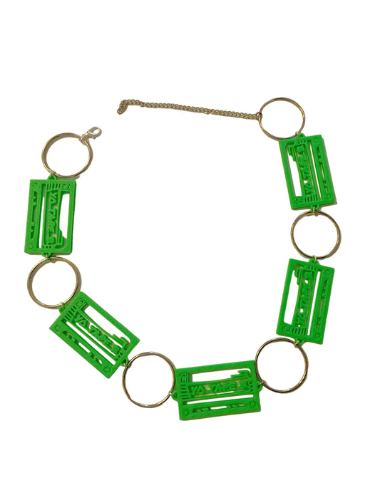 TAPE B inspired 3d printed metal ring belt