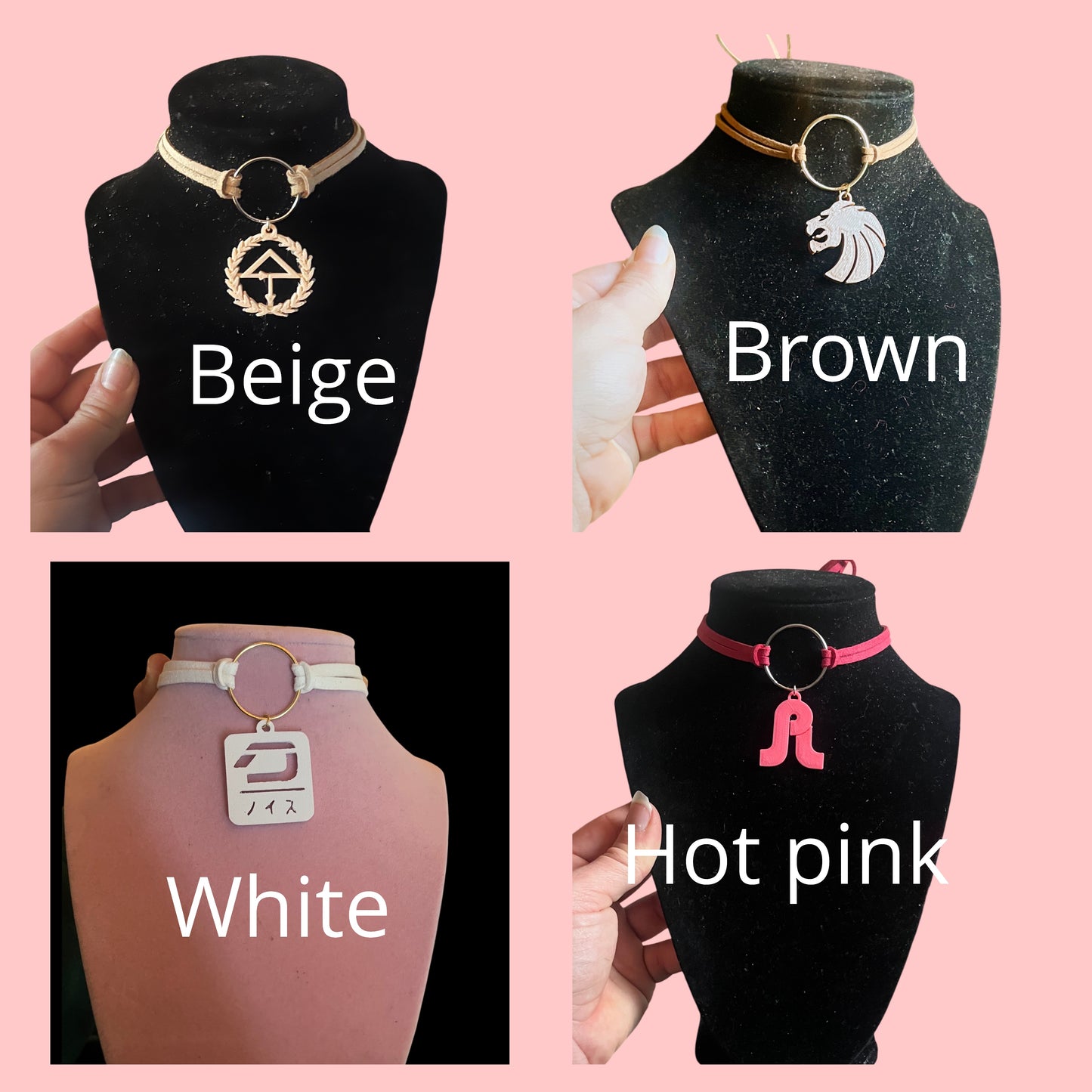 Customizable artist inspired tie back chokers!