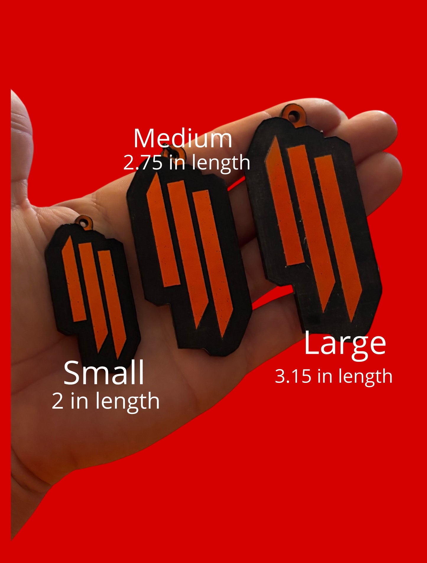 Skrill customizable acrylic earrings