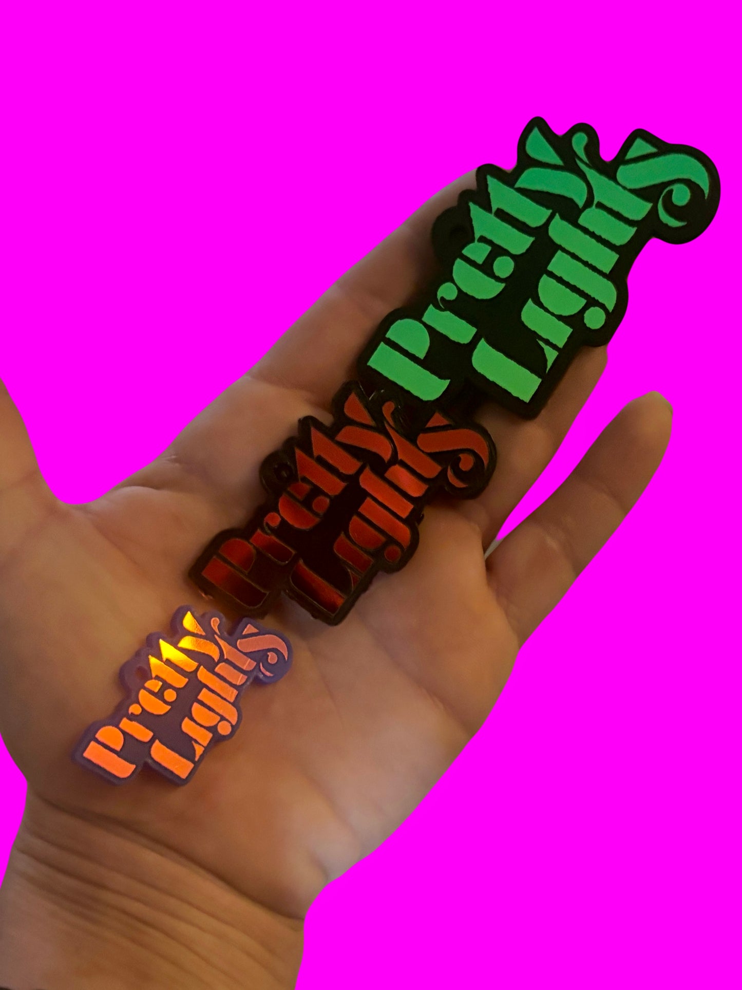 Customizable Pretty Lights inspired acrylic charms