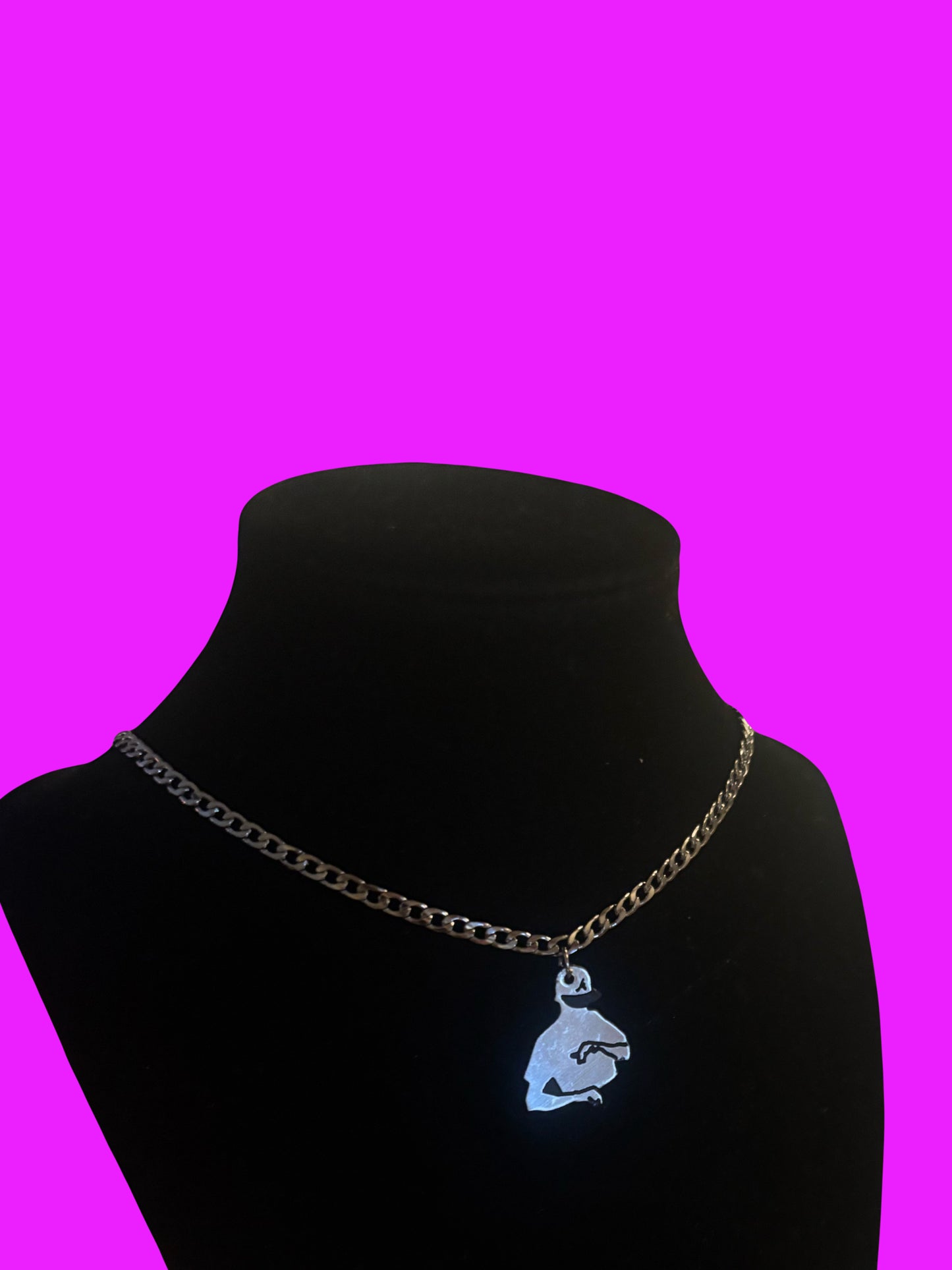 DB Rhett stainless steel and acrylic necklace