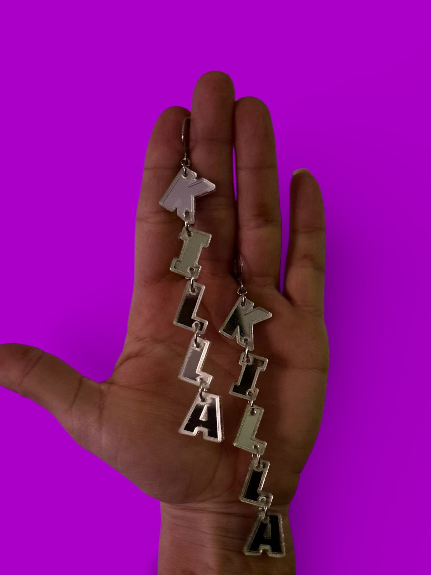 KILLA KILLA acrylic earrings