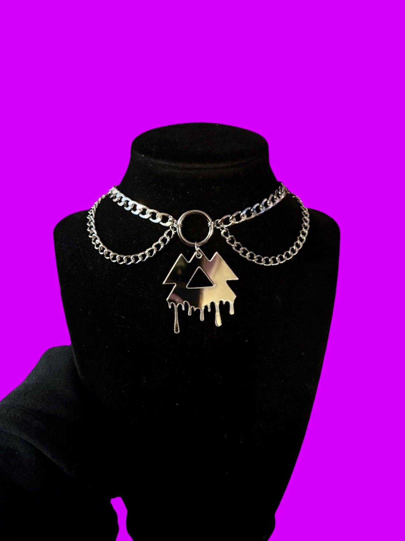 Customizable Stainless steel artist choker