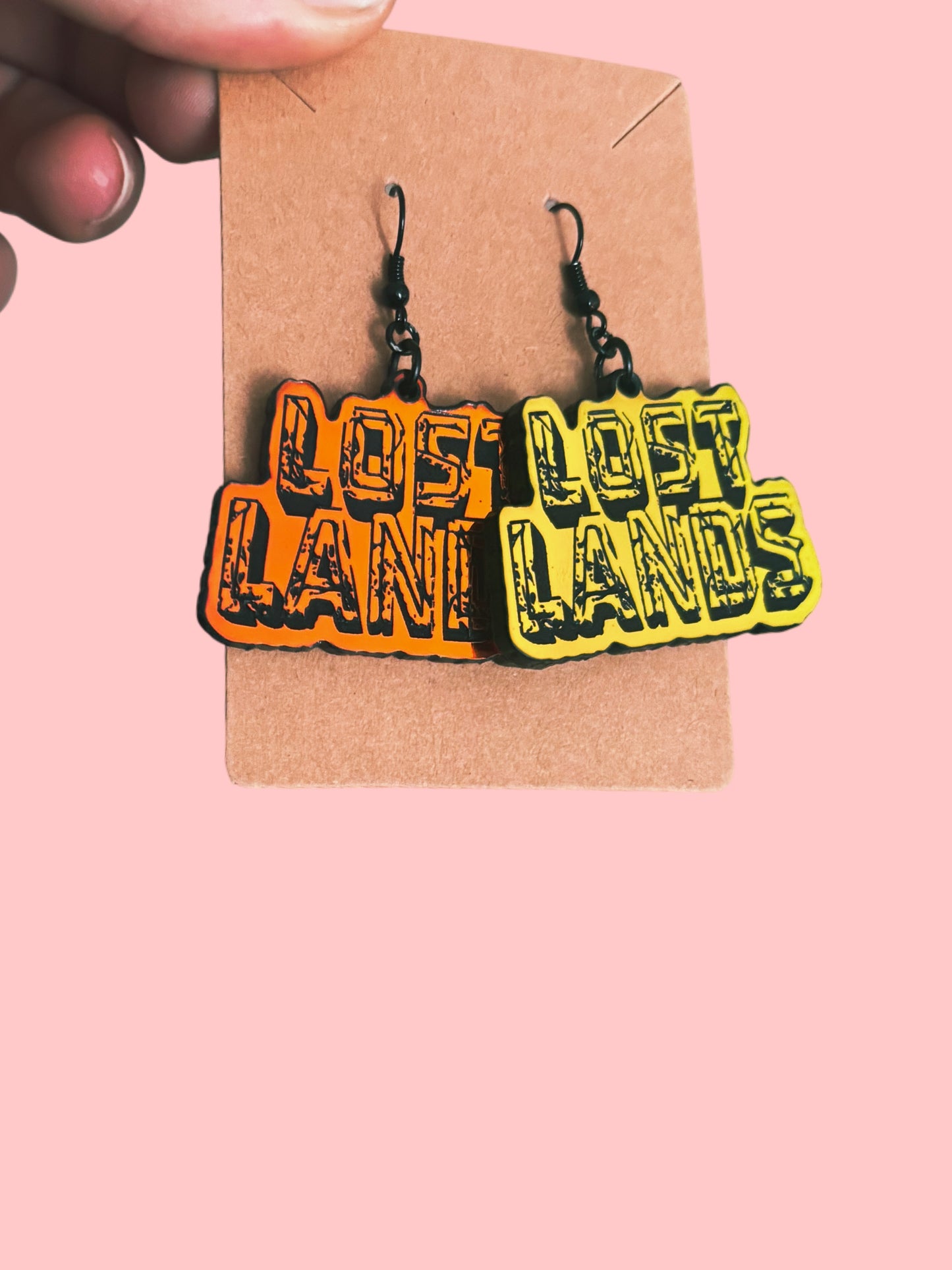 LL insp holographic earrings