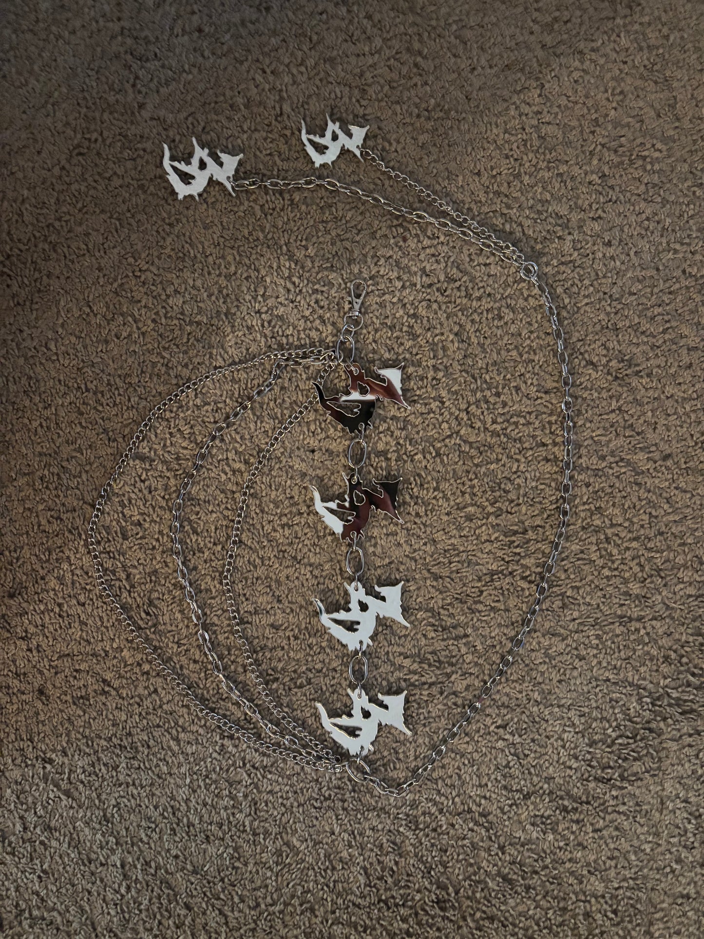 Customizable stainless steel chain belt