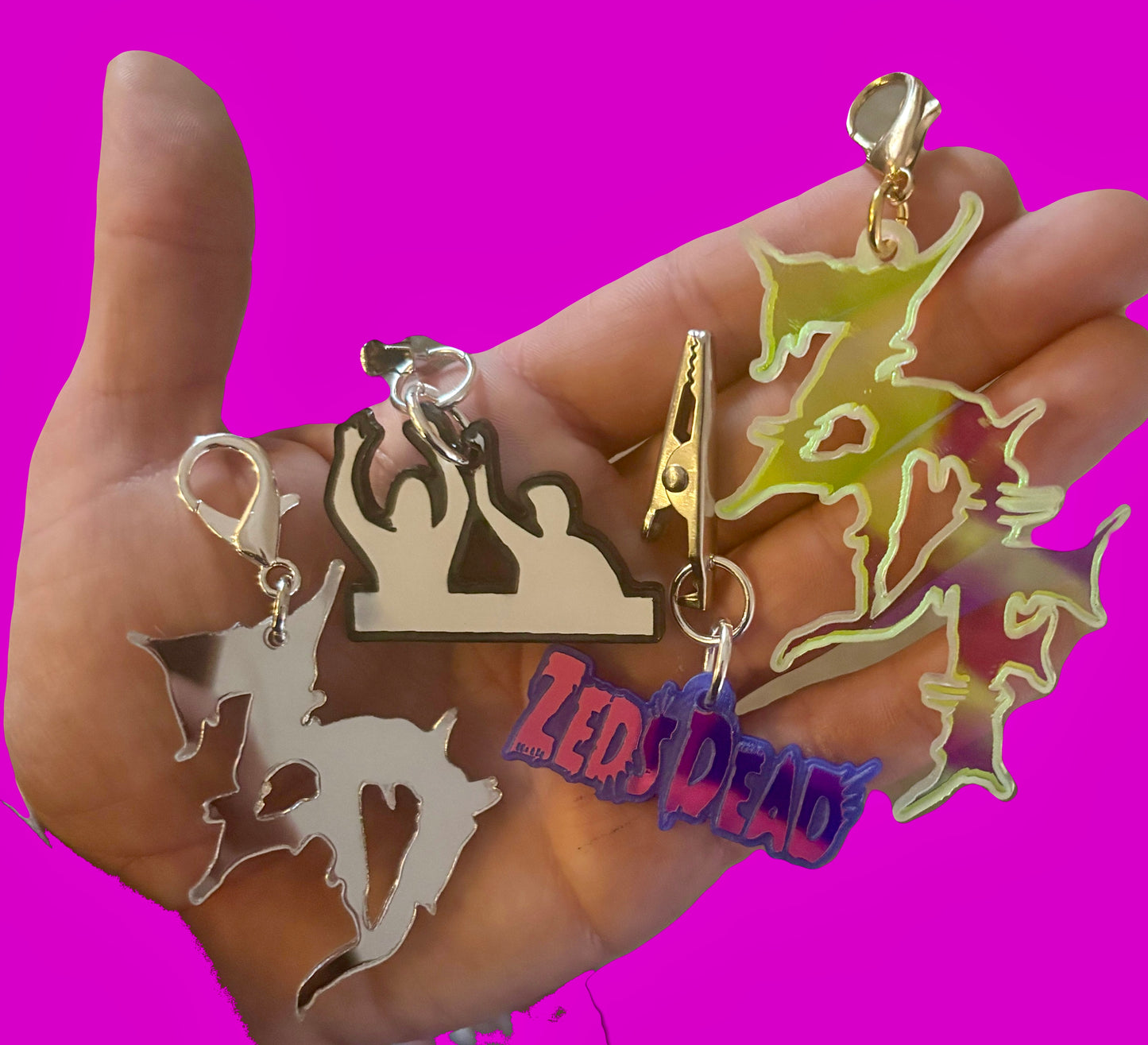 Customizable Zeds Dead inspired acrylic charms