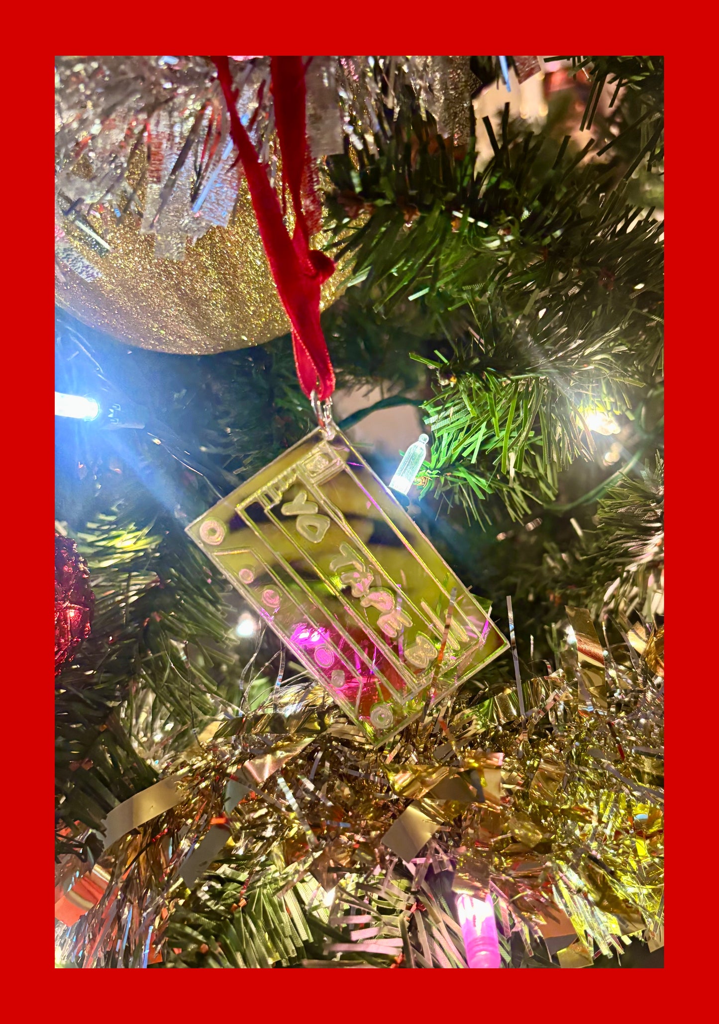 Customizable EDM acrylic ornaments!