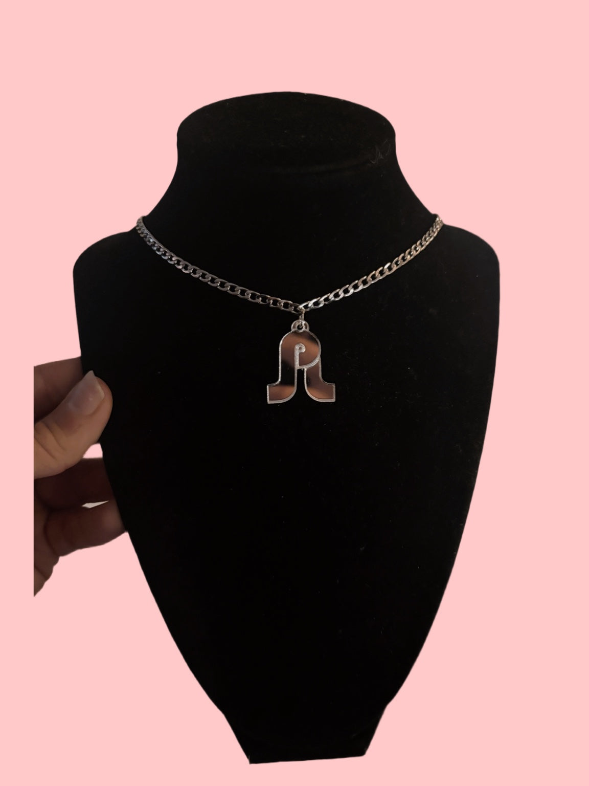 silver/gold mirror stainless steel basic unisex necklace