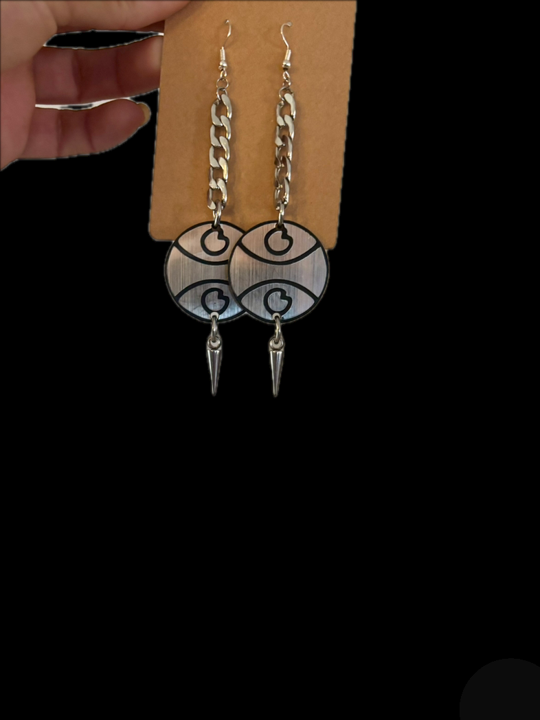 G Jones inspired chain link earrings