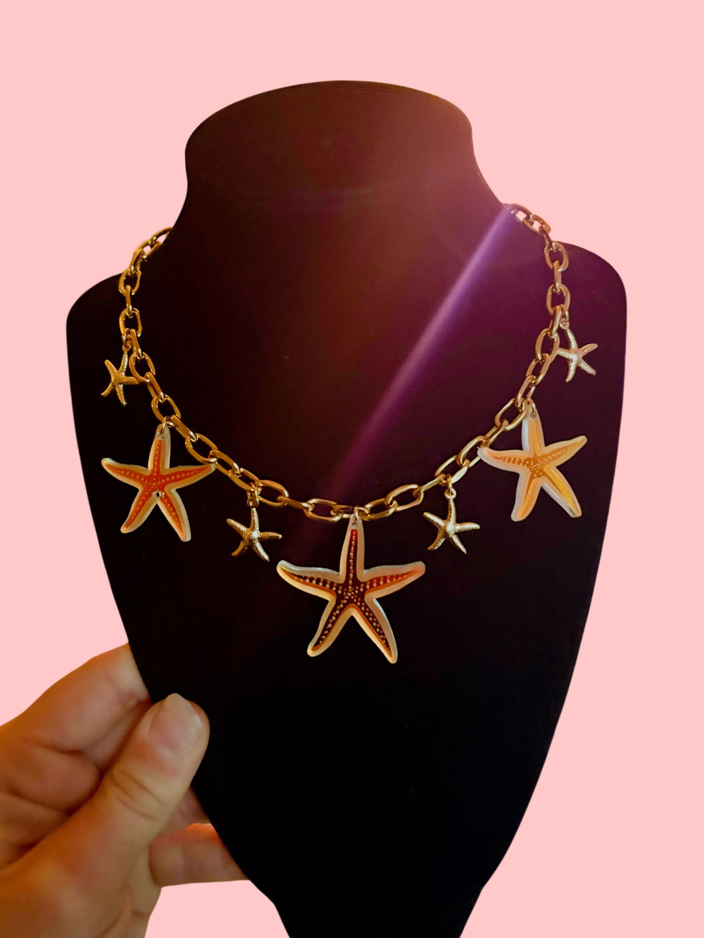 Mermaid charm necklace