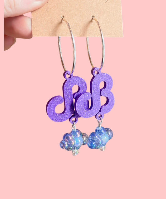 Daily bread inspired charm earrings! Clouds and breads!