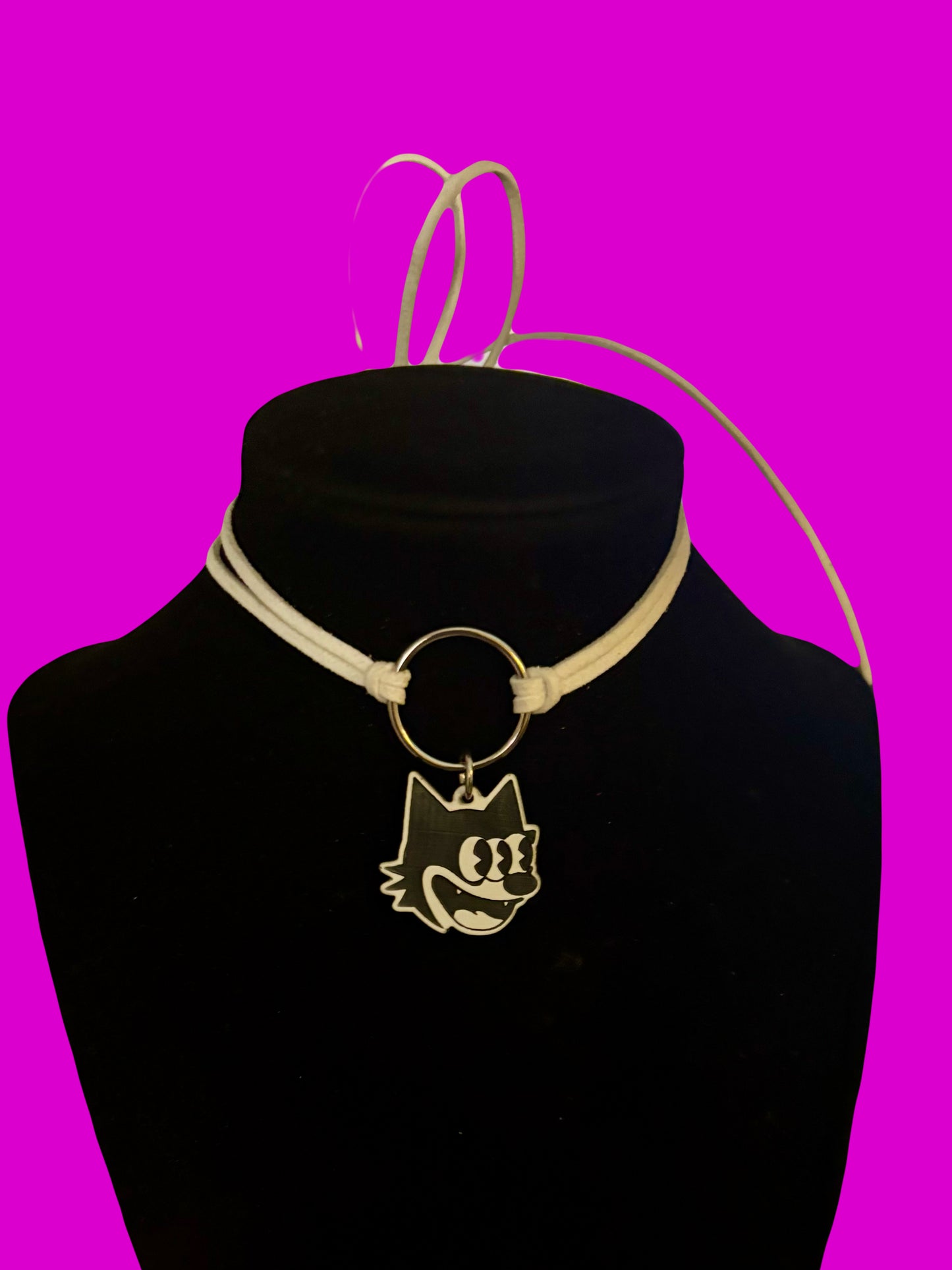 G Jones inspired tie back chokers