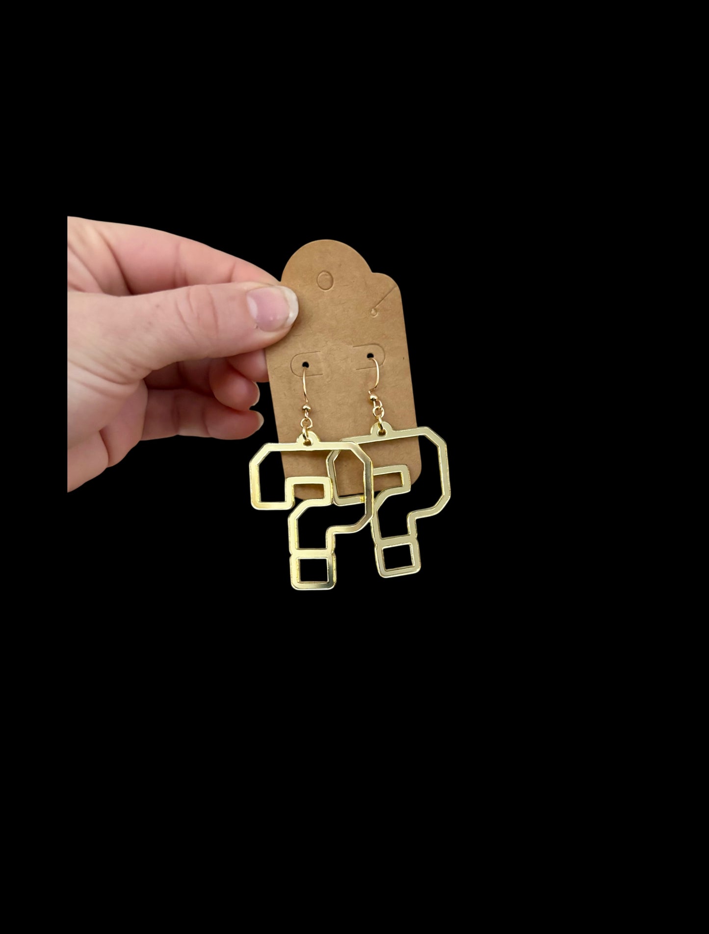 Tipper inspired customizable acrylic ? earrings