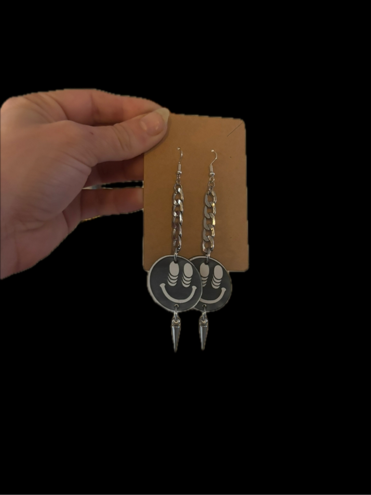 G Jones inspired chain link earrings