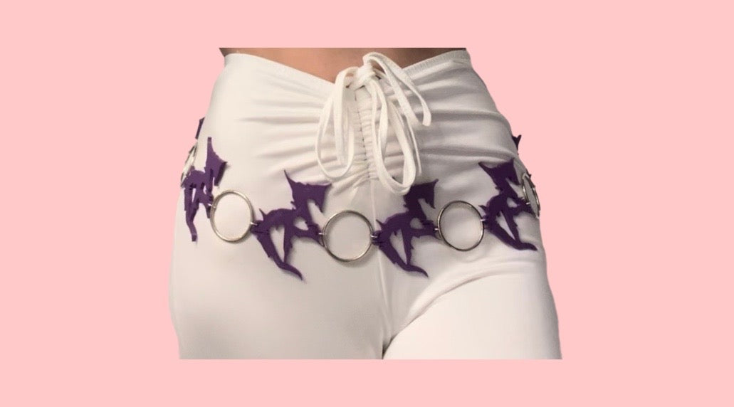 Customizable artist inspired 3d printed metal ring belt!