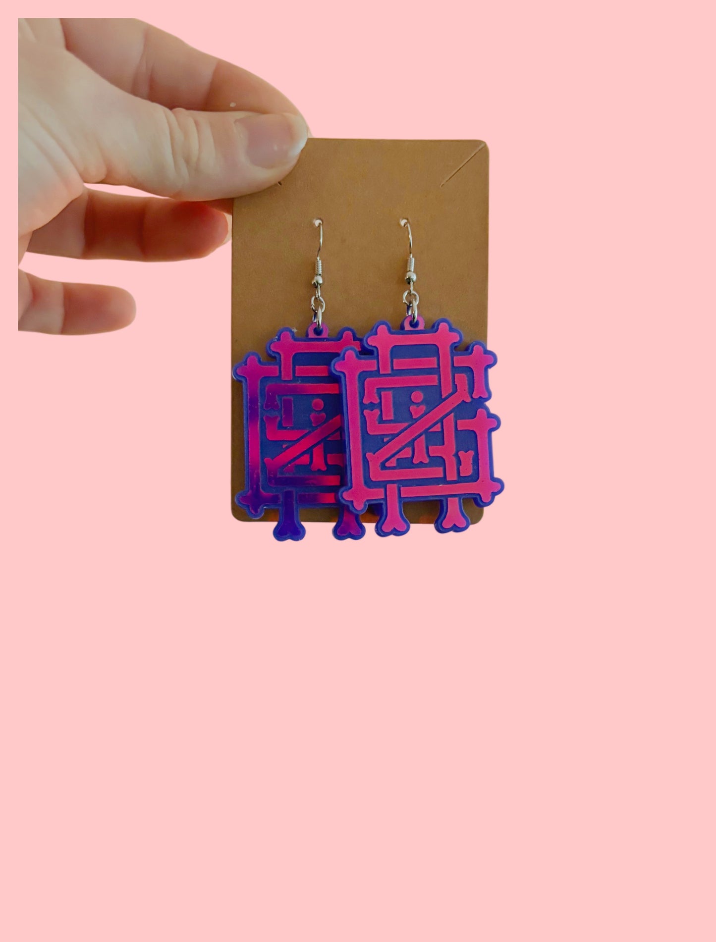 Griz insp customizable acrylic earrings
