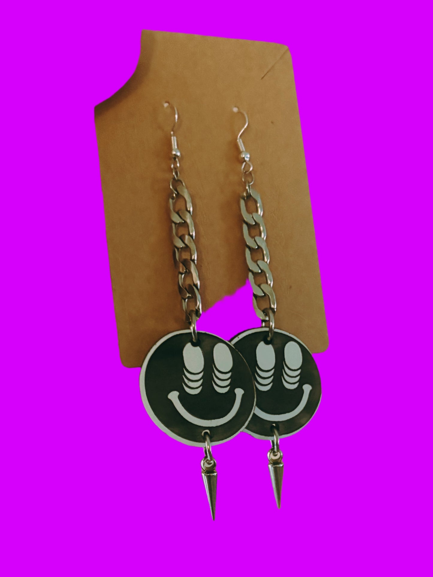 G Jones inspired chain link earrings