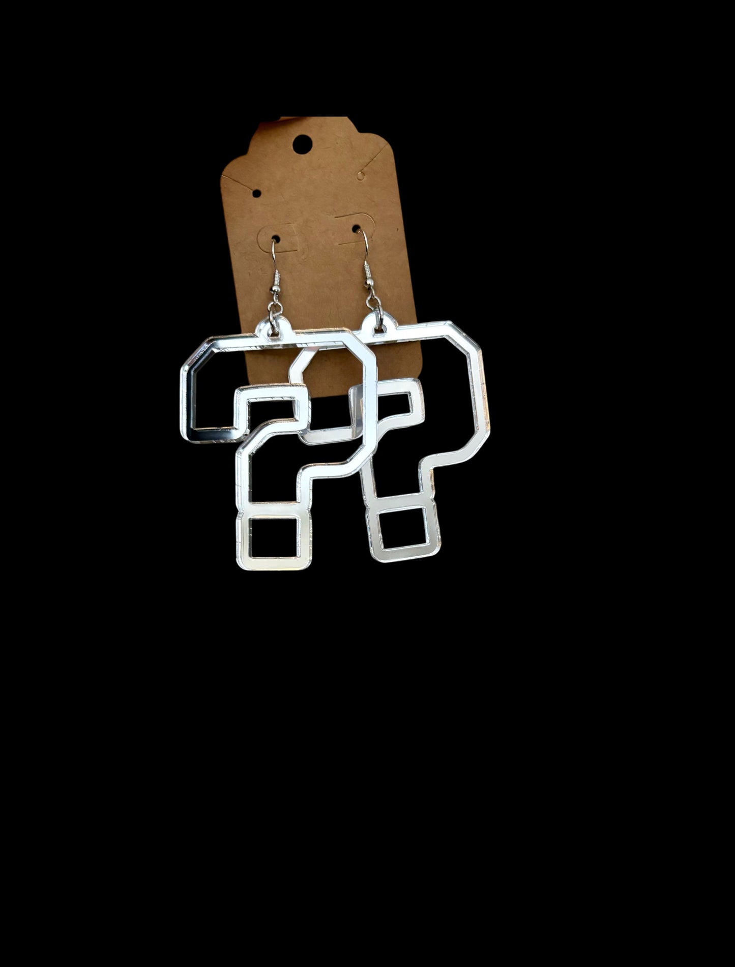 Tipper inspired customizable acrylic ? earrings