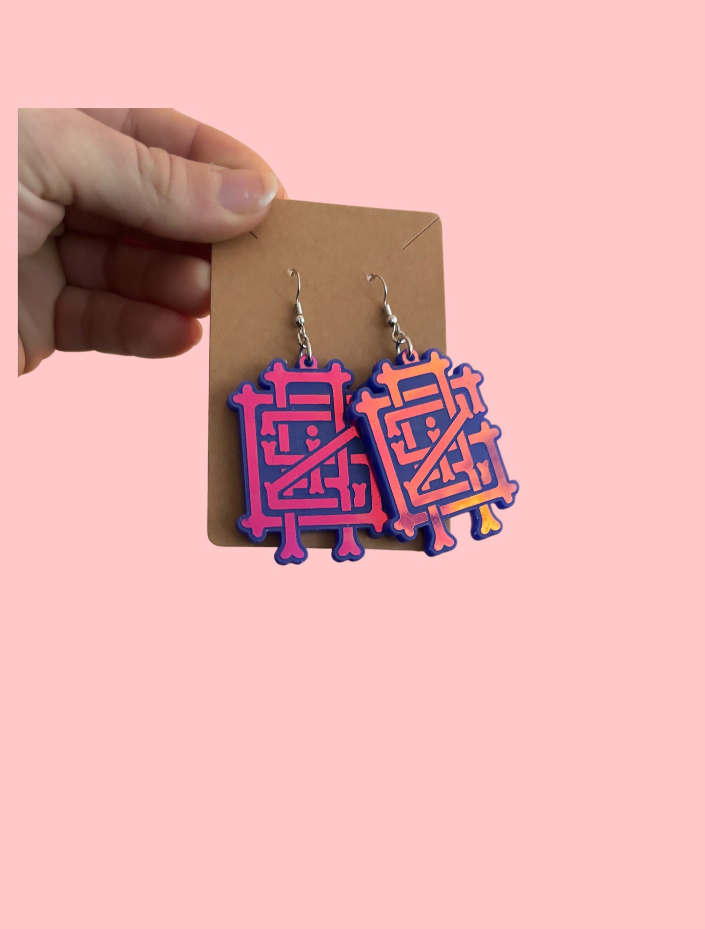 Griz insp customizable acrylic earrings