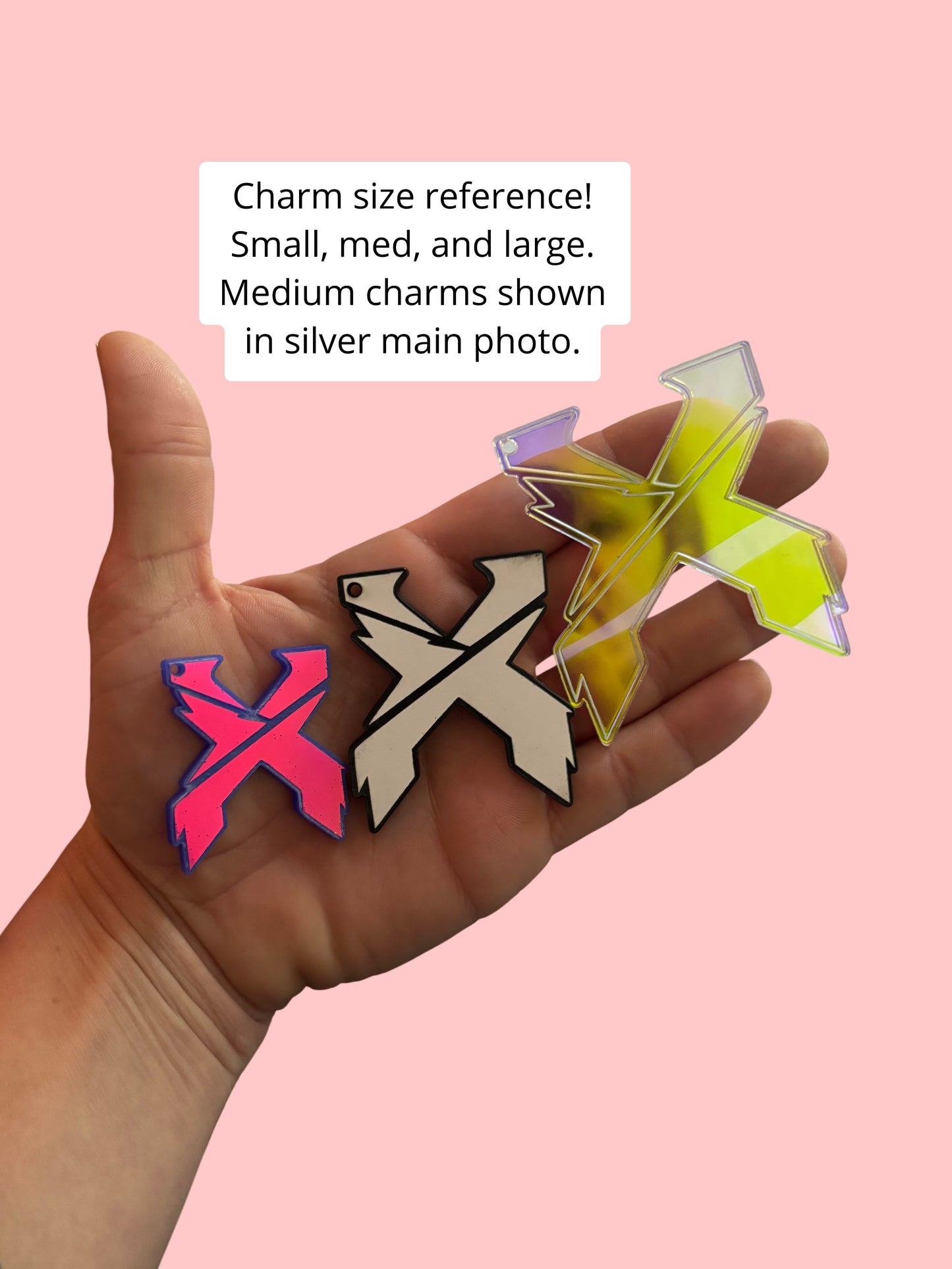 Customizable stainless steel & mirror acrylic chain belt!