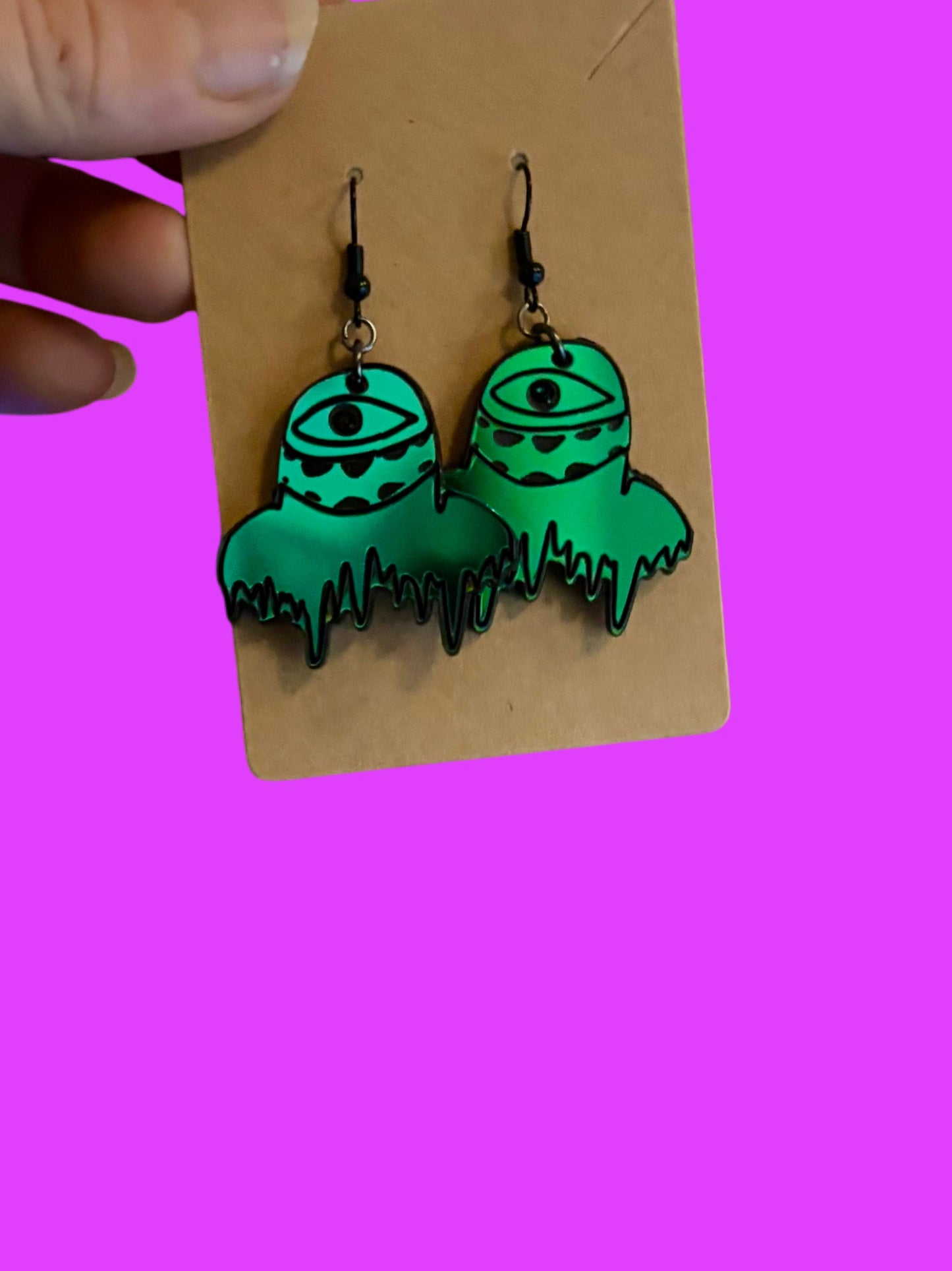 Subtronics customizable acrylic earrings