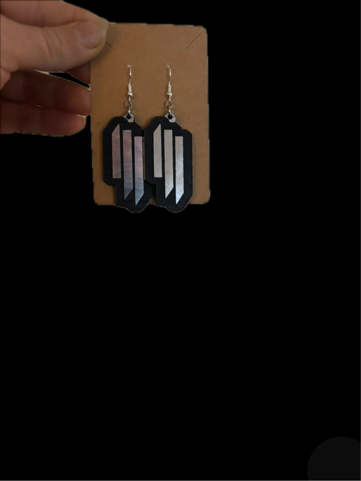 Skrill customizable acrylic earrings