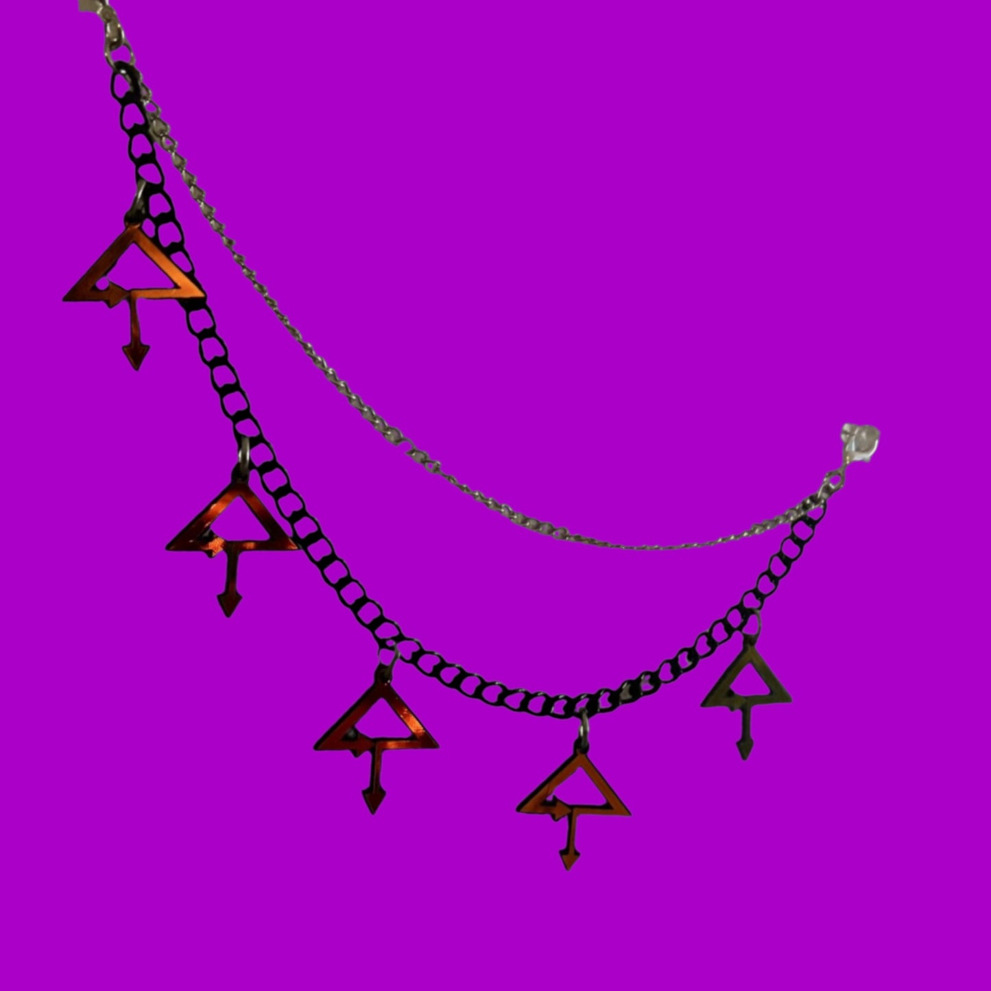 Customizable midnight holographic chain