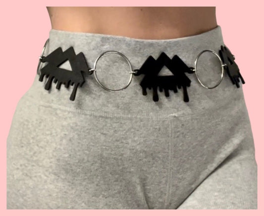 Wakaan inspired 3d printed metal ring belt